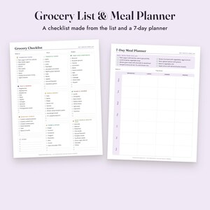 Gut Health Food List Printable, Fermented and Prebiotic Foods, Grocery List, Letter A4 image 7