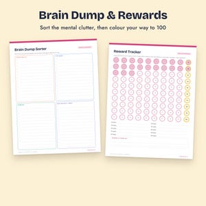 ADHD Cleaning Planner Bundle, Energy Cleaning Menus, 15 Minute Room Resets, Doom Pile Rescue image 7
