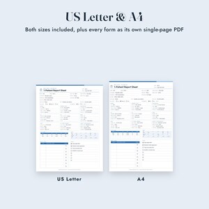 Nurse Report Sheet Med Surg, Fillable Nursing Brain Sheet, SBAR Handoff, Telemetry Template imagen 8
