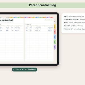 Teacher Planner 2026 2027, Dated Digital Lesson Plans, Gradebook, Seating Chart, Attendance image 6