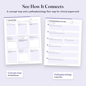 Nursing Care Plan Template, Fillable Student Care Plan, Concept Map, Nursing Diagnosis, SMART Goals Bild 7