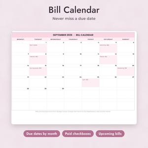 Annual Budget Spreadsheet Google Sheets, Finance Dashboard, Monthly Budget Planner, Bill Calendar, Sinking Funds, Net Worth Tracker image 6