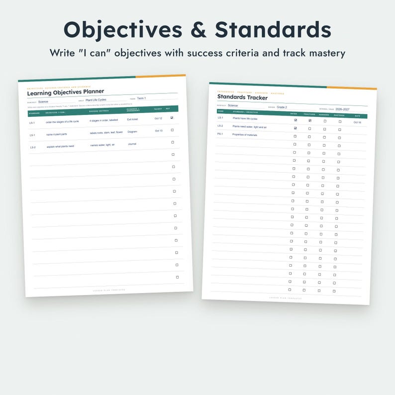 Invulbaar lesplansjabloon (PDF), dag- en weekplanningen, printbare docentenplanner, A4-formaat. afbeelding 7