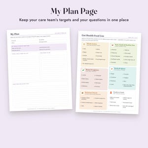 Gut Health Food List Printable, Fermented and Prebiotic Foods, Grocery List, Letter A4 image 8