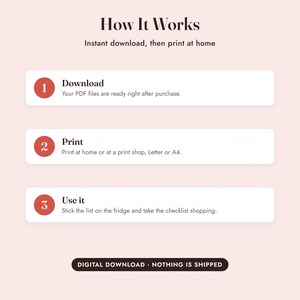 Low Sodium Food List Printable, Heart Healthy Grocery List, Sodium Tracker, Letter A4 image 10
