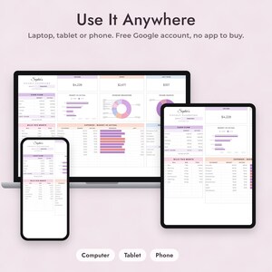 Annual Budget Spreadsheet Google Sheets, Finance Dashboard, Monthly Budget Planner, Bill Calendar, Sinking Funds, Net Worth Tracker image 9