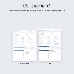 Nurse Report Sheet Bundle, 38 Fillable Forms, Med Surg, ICU, ER Style, New Grad image 8