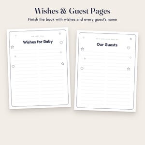Baby Shower Coloring Book, ABC Guest Activity, Alphabet Coloring Pages, Keepsake Printable image 9