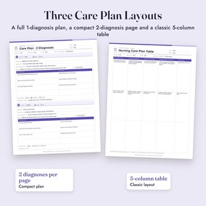 Nursing Care Plan Template, Fillable Student Care Plan, Concept Map, Nursing Diagnosis, SMART Goals Bild 6