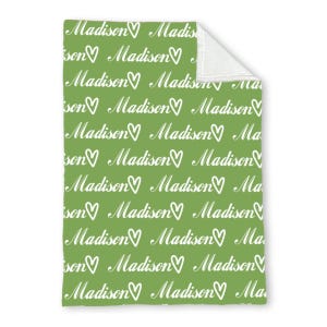 Personalized Custom Blanket, Baby Girl Blanket, Name Blanket, Girl Blanket Gift, Baby Blanket, Kids Blanket, Personalized Gift, Custom Gift