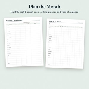 Cash Envelope Printable Kit, Fold and Glue Envelopes, A6 Budget Binder Inserts, Sinking Funds image 8