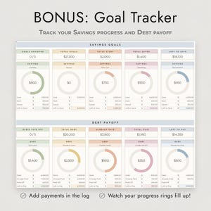 Paycheck Budget Spreadsheet Google Sheets, Neutral Biweekly Planner, Bills Due Before Payday bild 7