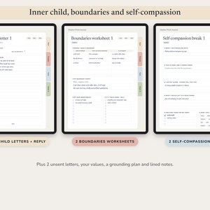 Schattenarbeit-Tagebuch zum Ausdrucken, 120 geführte Anregungen, Arbeitsbuch für das Innere Kind, undatiertes digitales Selbstfindungsbuch Bild 6