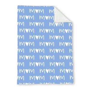 Throw Blanket for Mom, Blanket Mother Day, Birthday Blanket for Mom, Mom and Me Blanket, Mama Throw Blanket, Gift for Mom, Grandma Gift
