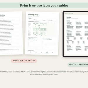Skincare Journal Printable, Self Care Planner, Routine Tracker, Skin Diary, Product Inventory, Digital Undated image 9