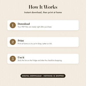 Gluten Free Food List Printable, Celiac Grocery List, Label Guide, Meal Planner, Letter A4 image 10