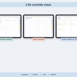 Academic Planner 2026 2027, Hyperlinked Digital Student Agenda with Assignment Tracker and GPA Calculator image 7