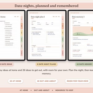 Diario di coppia stampabile, quaderno di esercizi per la relazione, 120 spunti di conversazione, idee per serate romantiche, check-in settimanale immagine 4