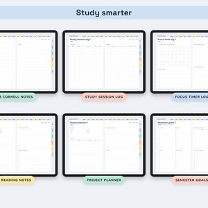 Academic Planner 2026 2027, Hyperlinked Digital Student Agenda with Assignment Tracker and GPA Calculator image 6