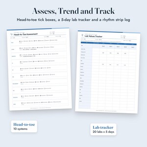 Nurse Report Sheet Med Surg, Fillable Nursing Brain Sheet, SBAR Handoff, Telemetry Template imagen 7