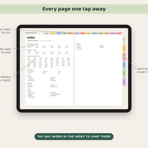 Teacher Planner 2026 2027, Dated Digital Lesson Plans, Gradebook, Seating Chart, Attendance image 9
