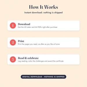 Reading Log for Kids Printable, Book Report Template, Bingo Challenge, 100 Book Tracker image 10