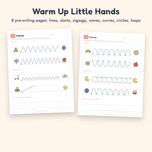 Handwriting Practice Workbook, Letter Tracing A-Z, Numbers 0-20, Preschool Kindergarten Printable image 5