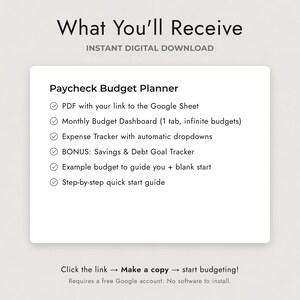 Paycheck Budget Spreadsheet Google Sheets, Neutral Biweekly Planner, Bills Due Before Payday bild 10