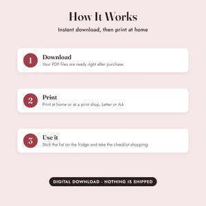 High Protein Food List Printable With Grams, Grocery List, Protein Tracker, Letter A4 imagen 10