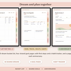 Diario di coppia stampabile, quaderno di esercizi per la relazione, 120 spunti di conversazione, idee per serate romantiche, check-in settimanale immagine 7