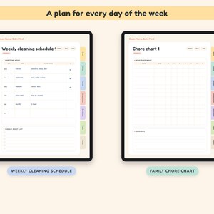 ADHD Cleaning Planner Printable and Digital, 15 Minute Home Reset Checklist, Declutter Challenge image 4