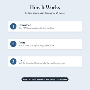 Mediterranean Diet Food List Printable, Grocery List, Meal Planner, Food Guide, Letter A4 imagen 10