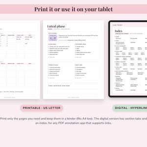 Cycle Tracker Journal Printable, Period Log, Menstrual Calendar, PMS Symptom Mood Planner, Undated Digital image 8