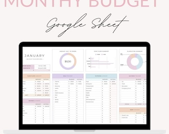 Budget By Paycheck Google Sheets Spreadsheet Excel Monthly Budget Paycheck Budget Budgeting Paycheck Expense Tracker Financial Planner