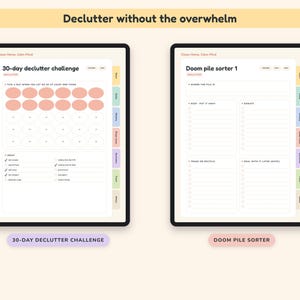 ADHD Cleaning Planner Printable and Digital, 15 Minute Home Reset Checklist, Declutter Challenge image 5