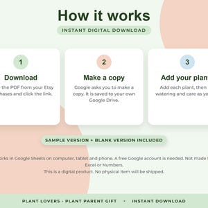 Houseplant Care Tracker Google Sheets, Plant Watering Schedule, Propagation Log, Wishlist, Collection Dashboard image 9