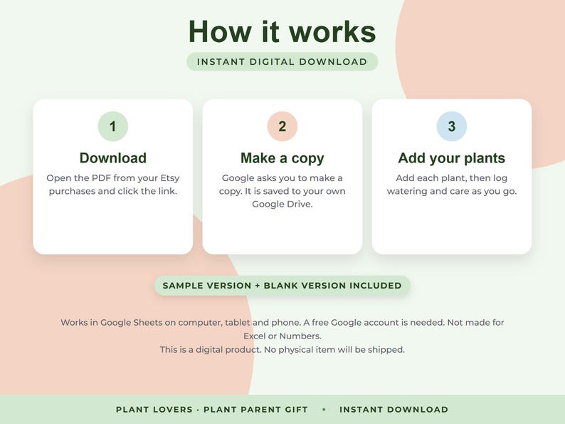 Houseplant Care Tracker Google Sheets, Plant Watering Schedule, Propagation Log, Wishlist, Collection Dashboard image 9