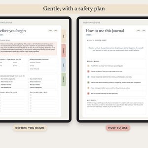 Schattenarbeit-Tagebuch zum Ausdrucken, 120 geführte Anregungen, Arbeitsbuch für das Innere Kind, undatiertes digitales Selbstfindungsbuch Bild 8