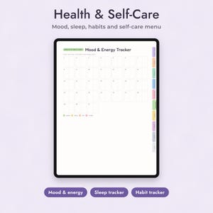 ADHD Planner Printable and Digital, Undated Brain Dump Pages, Focus Routine, Letter A4 Bild 6