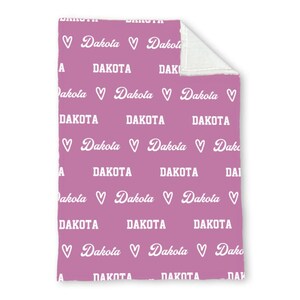 Personalized Custom Blanket, Baby Girl Blanket, Name Blanket, Girl Blanket Gift, Baby Blanket, Kids Blanket, Personalized Gift, Custom Gift
