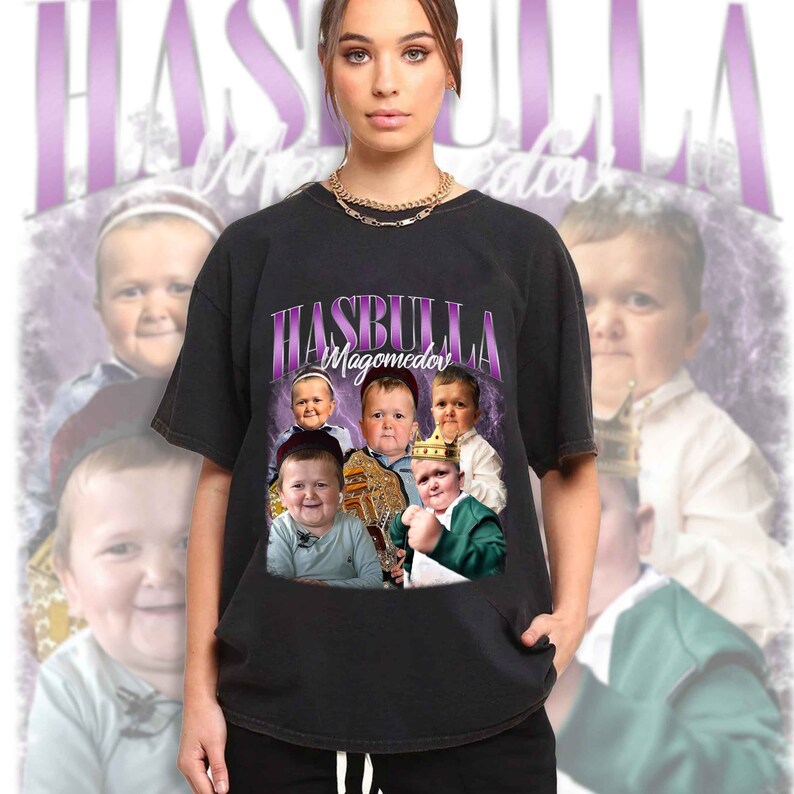 King Hasbulla T-shirt, Hasbulla T-shirt, Mini Khabib Meme T-shirt ...