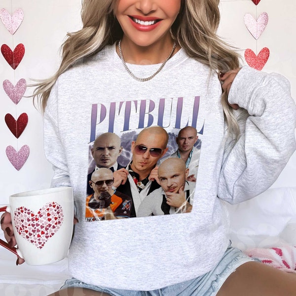 Pitbull Shirt | Vintage Pitbull Homage Shirt | Pitbull Hip Hop Shirt | Rap Shirt | Vintage 90s Retro 90 Shirt | Pitbull Tshirt