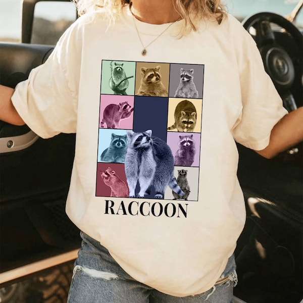 Raccoon Eras Tour Shirt | Funny Raccoon Shirt | Opossums Raccoon Possums Shirt | Funny Animal Eat Trash Shirt