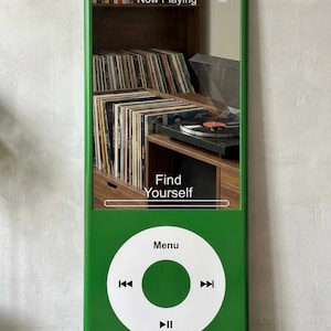Retro iPod Inspired Mirror – Y2K Wall Decor, Music Player Statement Piece