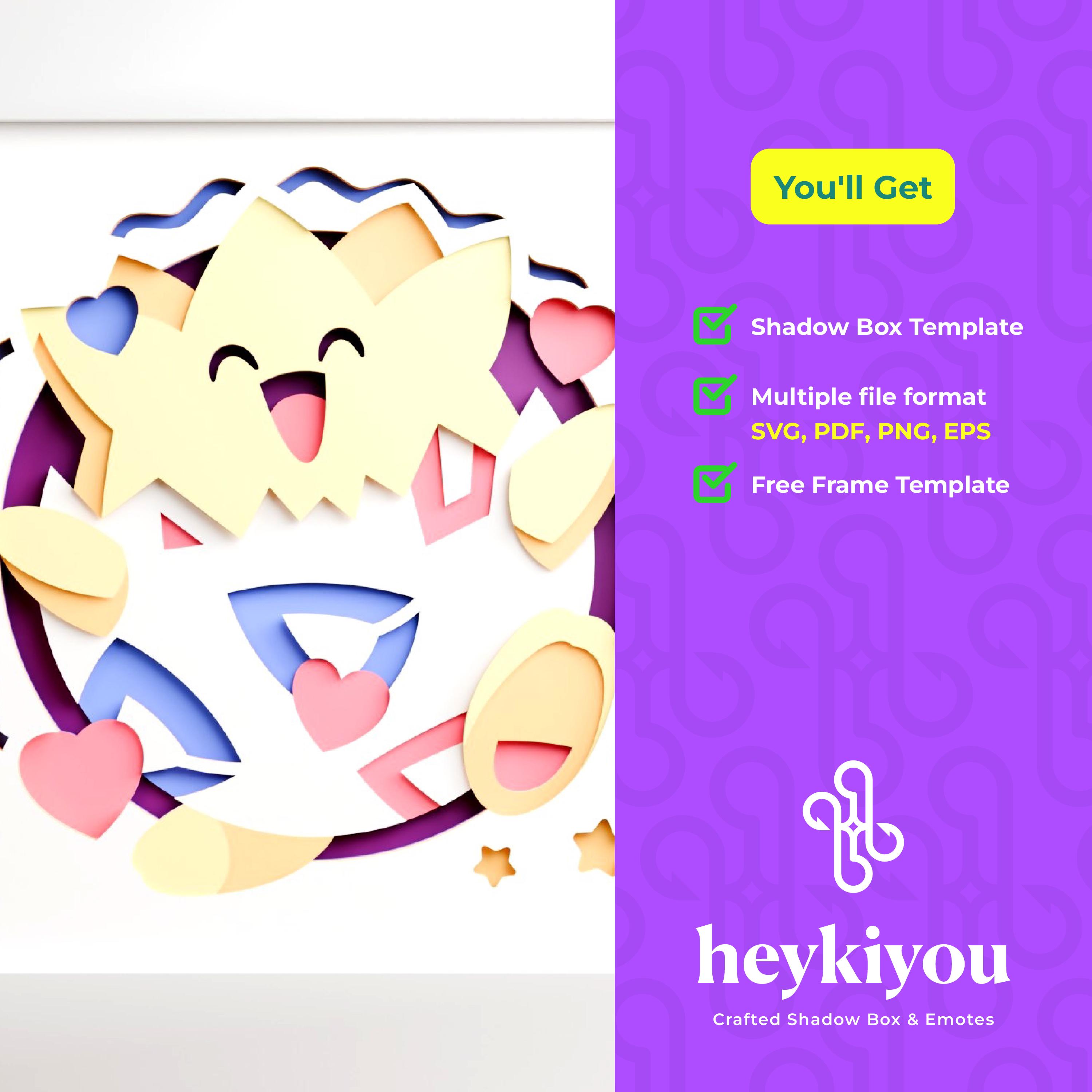 Shutterbox Anime Anime Shadow Box Template: Multi-layered SVG (digital Download) - Etsy