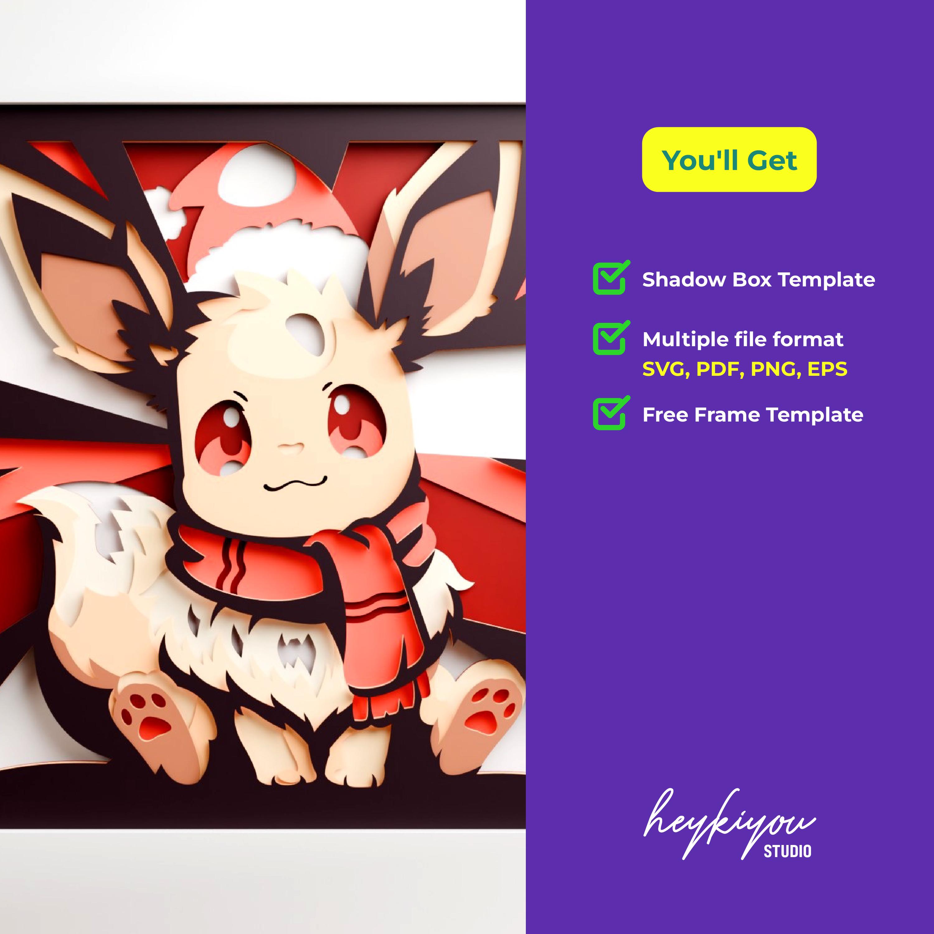 Shutterbox Anime Anime Shadow Box Template: Multi-layered SVG (digital Download) - Etsy