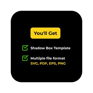 Custom Anime Character Shadow Box SVG, 3D Papercut Lightbox (Digital Download) image 6