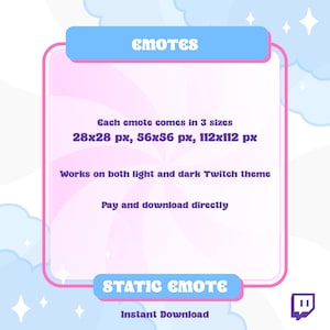 001 Chibi Emote Anime Game for Discord Twitch Streaming - Etsy