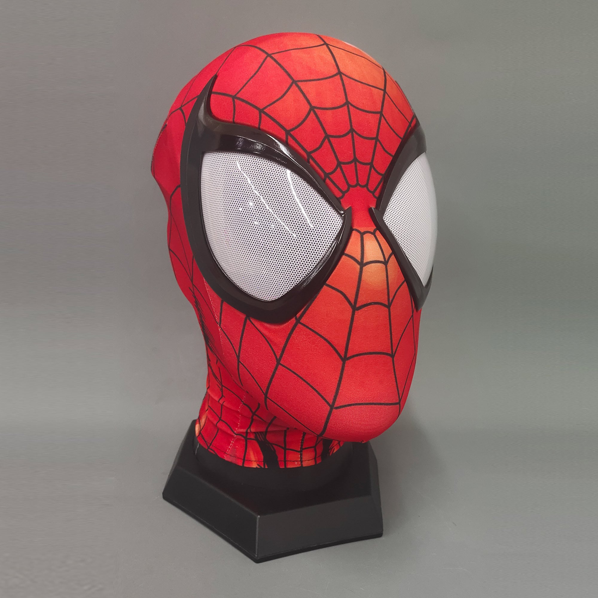 Máscara de héroe araña con control remoto, ojos mecánicos movibles, máscara  completa de superhéroe, lentes móviles, cosplay, accesorio de película