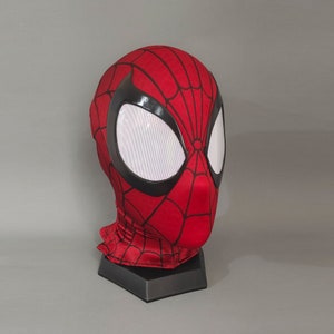 Comic Spider Man Mask ,Suitable For Fans and Cosplay Lover ,With Face Shell and Lenes ,Wearable Mask ,Halloween Mask ,Gift